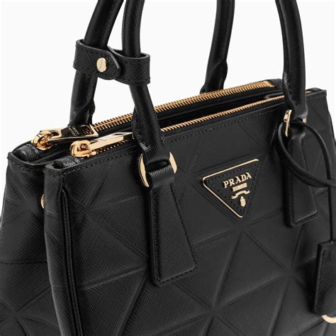 borsa prada nera pelle|borse in pelle Prada.